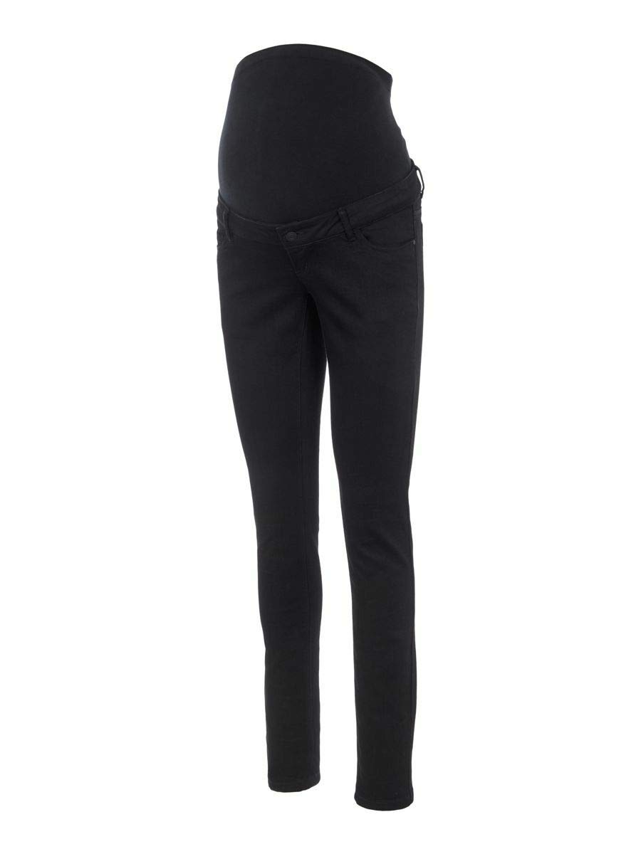 MAMALICIOUS Damen Mlmercy 3/4 Woven Tunic Noos Mllola Slim Black Jeans Noos A.