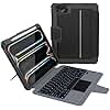 Nillkin iPad Pro 11 inch (M4, 2024) Case with Detachable Keyboard, Magic Trackpad, 7 Colors Backlit, Portrait/Landscape Modes, Rugged Keyboard Case with Camera Cover for iPad Pro 11” 5th Gen, Black