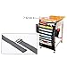 NUOBESTY Hanging Book Bags Multifunctional Desk Organizer Pockets for School Office and Bedroom