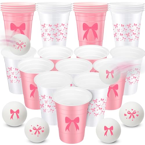 Seenelling Pink Bow Beer Ball Game Set
