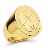 Bijouxenvogue Anillo de caballero en oro de 18k A medida