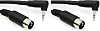 BOSS BMIDI-5-35 Type A 3.5mm TRS to Male 5-pin DIN MIDI Cable - 5 Foot Pack of 2