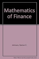 Mathematics of Finance - Applied Present Value Concepts 0840336918 Book Cover
