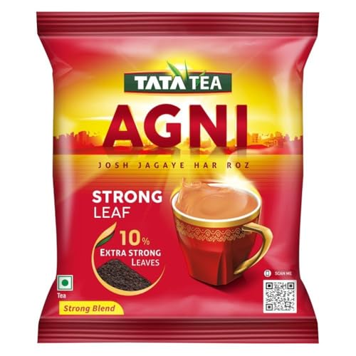 Image of Tata Tea Agni | Strong chai With 10% Extra Strong Leaves | Black Tea | 250g