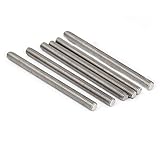 YXQ M8 x 110mm Thread Rod 304 Stainless Steel Fully Right Hand Threads(12Pcs)