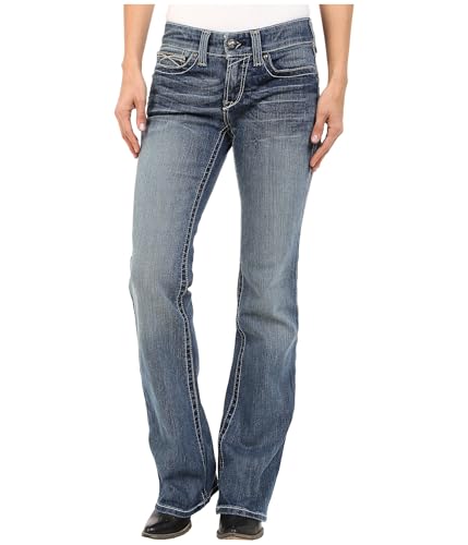 Jean femme Ariat REAL coupe bottillon anti-bâillement à la taille mi-haute
