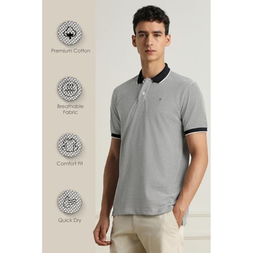 Image of Van Heusen Premium Polo T-Shirt for Men | Quick Dry | Comfort Fit | Breathable Fabric