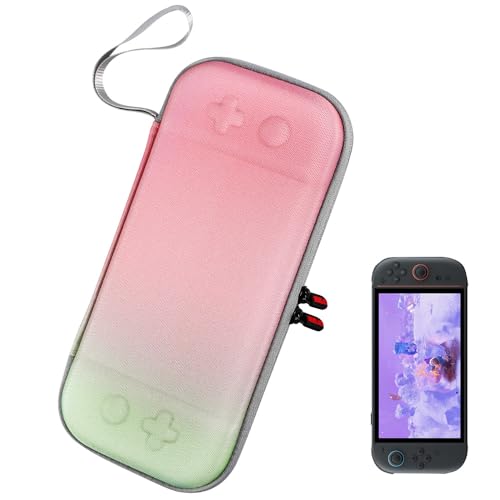 TIMETOP Carrying Case for Nintendo Switch 2, Compatible for 2025 New Switch 2 Console, Portable Carry Bag of Protecting Travel and Storage, Holding Pro Controller, AC Adapter, 30 Game Cartridges.