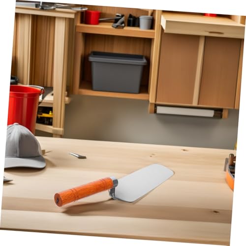 Truelle de maçonnerie inox pour lissage de béton et jointoiement précis de carrelage - 7