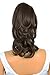 Produktbild PRETTYSHOP 30cm Haarteil Zopf Pferdeschwanz Haarverlängerung Voluminös Gewellt Dunkelbraun H131