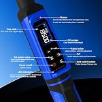 1/2" Digital Torque Wrench 1.5-99.56 ft-lb, Electronic Torque Wrench 2-135 Nm, ±1% Accuracy, 5 Units, LCD, LED/Buzzer Alert, 3/8 Adapter For Car, Motorcycle, Garage, Workshop - Image 2
