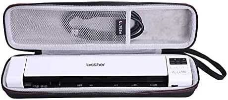 LTGEM Hard Case for Brother DS-640 / DS-740D / DS-940DW Compact Mobile Document Scanner - Protective Carrying Storage Bag