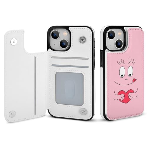 iPhone12 Mini用ケース バーバパパ カード収納 スマホカバー すまほけーす 携帯ケース 手帳型 PUレザー 財布型 耐衝撃 マグネット式 スタンド機能 全面保護 傷汚れ防止 指紋防止 おしゃれ 贈り物