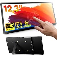 ROADOM – ROADOM 12,3" Mini Touchscreen Monitor, 1920x720 IPS Ultra-Wi