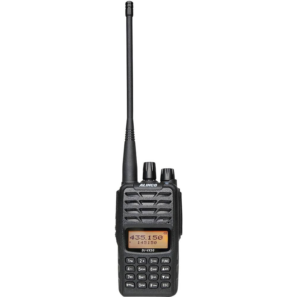 Station de Radio Portable VHF/UHF PNI Alinco DJ-VX-50-HE, Bibande, écran Multicolore, VOX, DTMF, CTCSS-DCS, Radio FM, IP67