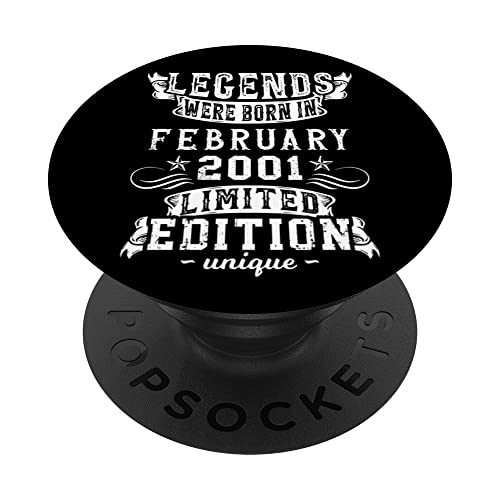 Cumpleaños Febrero 2001 Edición Limitada Regalo February PopSockets PopGrip Intercambiable