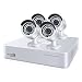 Produktbild HOMEGUARD Platinum HD CCTV Überwachungsinstallationssatz, Full HD 4X 1080p, 8 Kanäle weiß