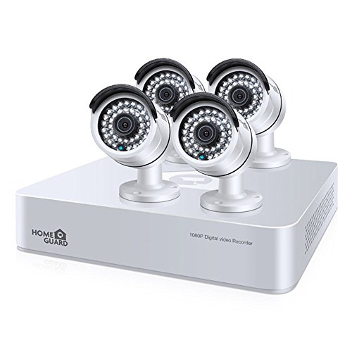 Homeguard HGDVK87704-1TB Kit de Seguridad, Blanco