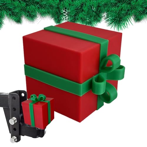 Tapas De Enganche De Remolque,Protector Navideño para Tubo de Caja y Tapón - Accesorios Exteriores Dibujos Animados Remolque Coche Camioneta Autocaravana - Mejora Proteccion Previene Residuos