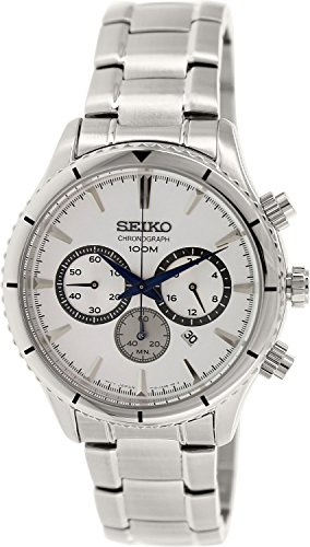 [�Z�C�R�[]Seiko �r���v Chronograph Silver Dial Stainless Steel Watch SRW033 [���s�A���i]