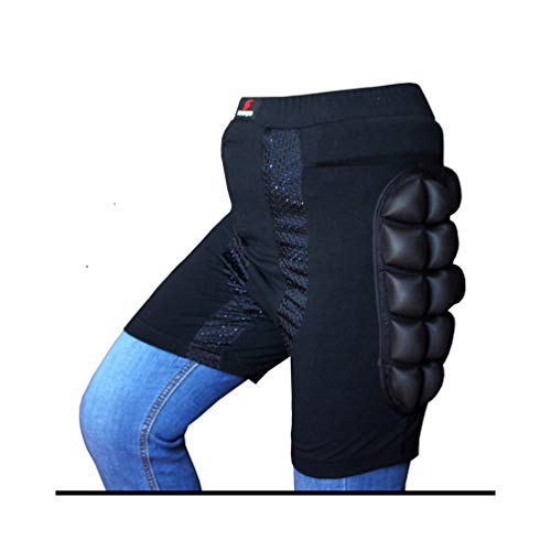 Bermuda de proteção de quadril de 2,5 cm da Besportble, short de proteção no gelo, esqui, snowboard