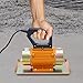250W Concrete Vibrator, 110V Portable Electric Vibrating Machine, 100KG Vibration Force, Low Noise Motor, Durable Iron Body, Handheld Cement Smoothing Tool for Construction, Road, Bridge, Dam, Gold