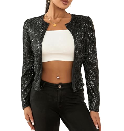 Caziffer Giacca da Donna Aperto Davanti con...