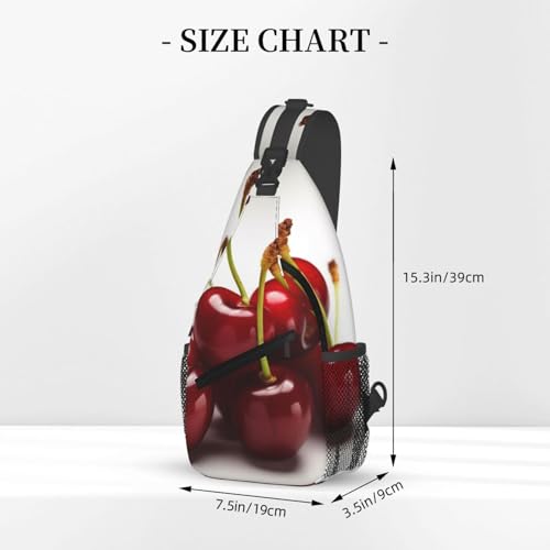 Bolso de Pecho Cruzado Chilean Cherries para Hombre y Mujer miniatura 3