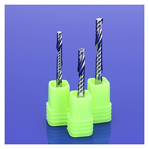 10pcs 4X22mm 3A eine einzelne Flöte Spiralschneider CNC-Fräser HM-Fräser for MDF PVC Holz Karbid-Fräser