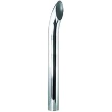 5" O.D. Chrome Curved Exhaust Stack Pipe - 60&rdquo; Long | F247707