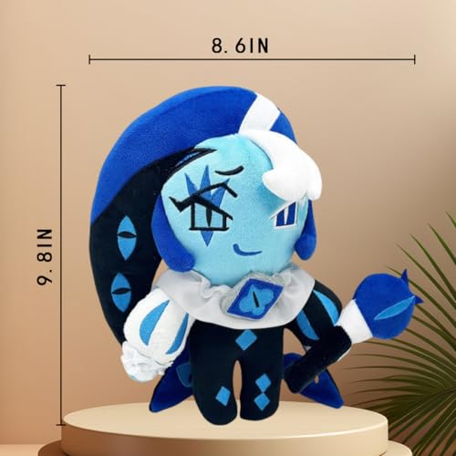 Image of Shadow Milk Cookie Plush, 9.8'' Kawaii Cookie Run Kingdom Plush Toy, Festive Gift for Video Game Fans or Children