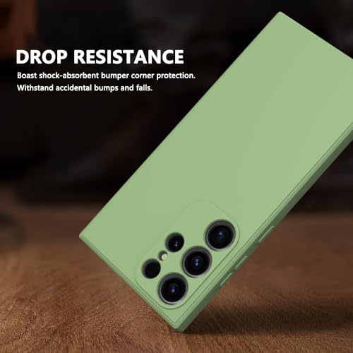Image of for Samsung Galaxy S24 Ultra Case Green, Scratch Resistant with Soft Touch, Slim Thin Phone Cover for Samsung Galaxy S24 Ultra
