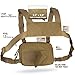 WYNEX Tactical Chest Rig Bag of Laser Cut Design, Molle Chest Pouch Utility Recon Kit Bag Tactical Chest Pack Bags