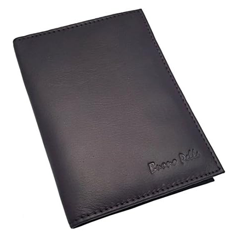 NEW RFID BLOCKING 100% REAL LEATHER PASSPORT TRAVEL WALLET COVER HOLDER ORGANISER GIFT BOXED (Purple) Cover