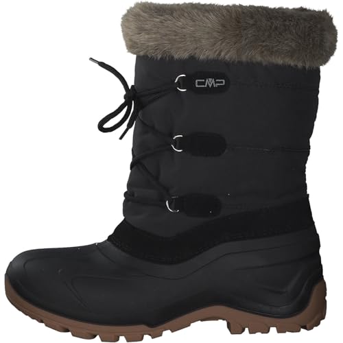 CMP Damen Nietos Low Wmn Snowboot Walking Shoe, Schwarz, 39 EU