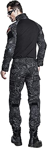 image for HARGLESMAN Mens Combat Suits Military Uniforms Army BDU Tactical Sets 