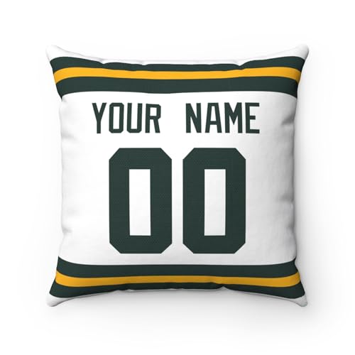 Image of ANTKING Throw Pillow 2 Pack Custom Any Name and Number Personalized Gift for Men Women Boys