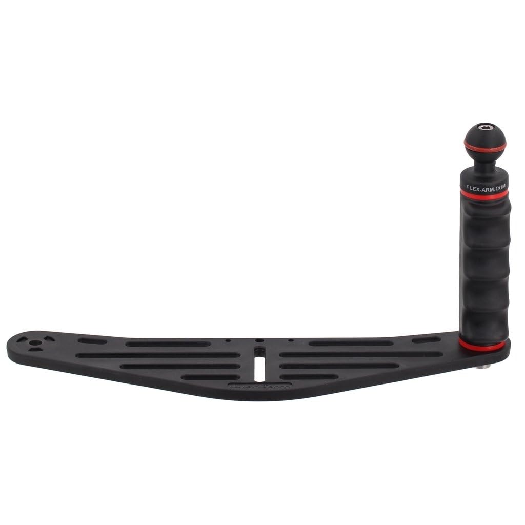 ST20203 - Soporte para fundas de fotografía subacuática con mango con bola de 25 mm, fotosub