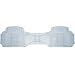 All-Weather Rubber Floor Mat Liner - for Autos - Built to Last Clear Rear Runner