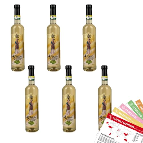 Nuwang Ume Pflaume, sortenreines Weinpaket + VINOX Winecards (6x0,5l)