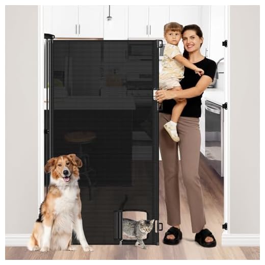 60 Inch Extra Tall Cat Gate with Door