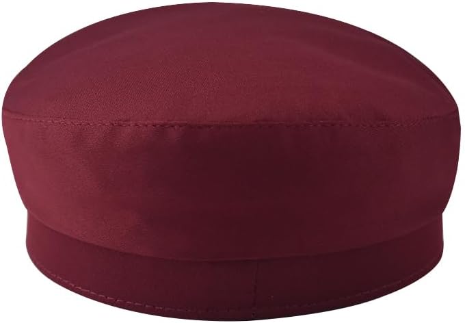 Classic Chauffeur Hat for Men Women Unisex Captain Sailor Hat Newsboy Cap Costume Hats