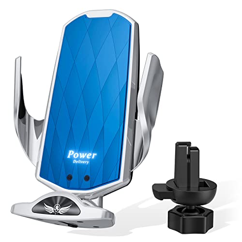 Support mobile pour voiture, chargeur rapide de voiture de 38 W, support de voiture, port de charge type C/iPhone intégré, adapté pour différents types de téléphones mobiles Cover