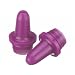 Wheaton 242417 Purple Polyethylene Dropping Bottle Tip for 13-425 Screw Cap and 6mL Dropper Bottle, 13mm Diameter (Case of 100)