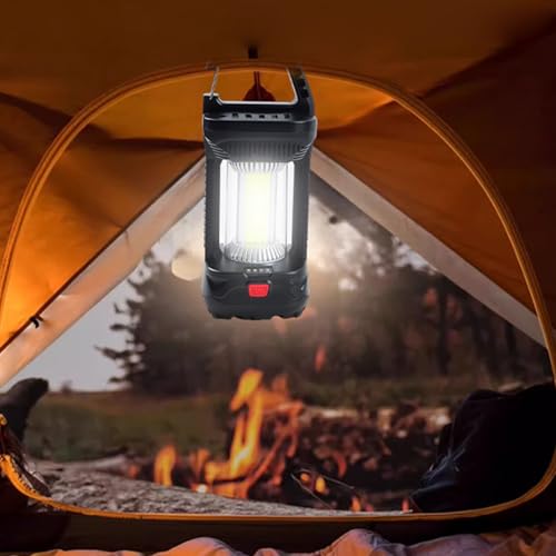 Système d'éclairage d'urgence rechargeable 4 modes pour bivouac