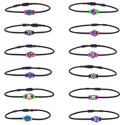 Frogsac Color Changing Mood Bracelets for Women,Girls,Kids,Men I Assorted Colors Great Party Favors (12 pcs - Silicone Mood Bracelets)