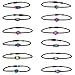 Frogsac Color Changing Mood Bracelets for Women,Girls,Kids,Men I Assorted Colors Great Party Favors (12 pcs - Leather Mood Bracelets)