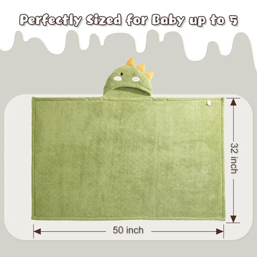 Image of Toddler Bath Towel Baby Bath Towels Hooded Kids Towel for Boy Girl 0-5 Year, 2-Pack Thick Absorbent Toddler Towels Baby Towels with Hood, Large 50''x32''