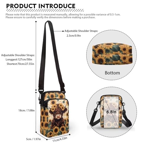 Image of Xpyiqun Small Crossbody Bag Women Phone Purses Sling Shoulder Handbag Cross Body Pouch Wallet Bags