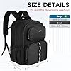 LEFOR·Z Large Travel Backpack Bag Compatible for ResMed AirSense 9,AirSense 10,AirSense 11,Philip,Respironics Dreamstation,Portable Laptop Bag 15.6'' Compatiple for CPAP Machine and Supplies, Black